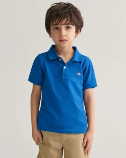 Kids Shield Piqué Polo Shirt