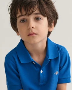 Kids Shield Piqué Polo Shirt