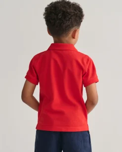 Kids Shield Piqué Polo Shirt