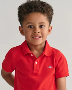 Kids Shield Piqué Polo Shirt