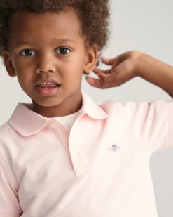 Kids Shield Piqué Polo Shirt