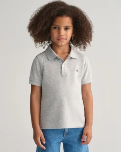 Kids Shield Piqué Polo Shirt