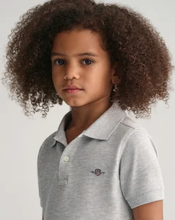 Kids Shield Piqué Polo Shirt