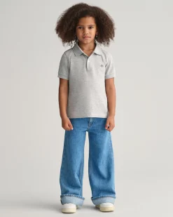 Kids Shield Piqué Polo Shirt