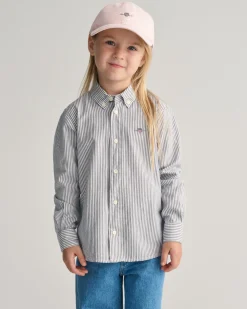 Kids Shield Striped Oxford Shirt