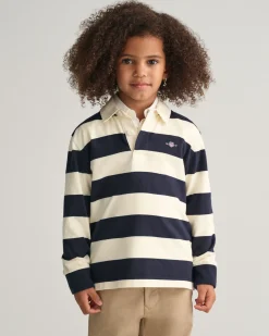 Kids Shield Striped Rugger