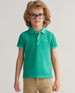 Kids Sunfaded Piqué Polo Shirt