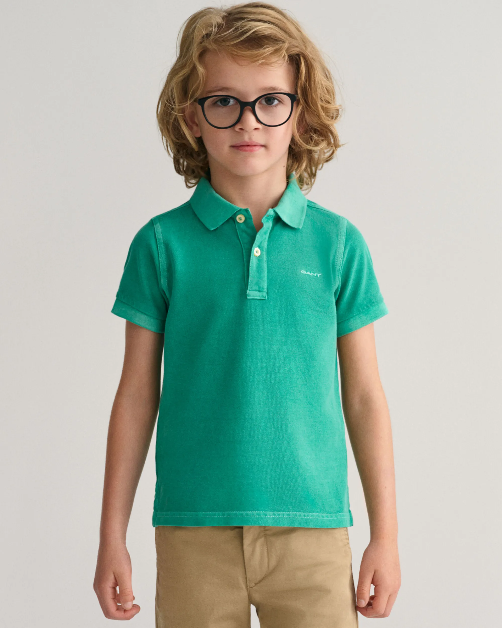 Kids Sunfaded Piqué Polo Shirt
