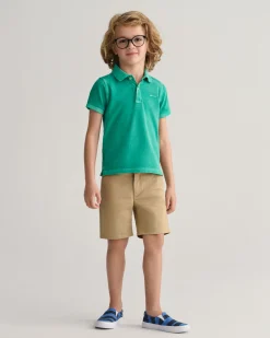 Kids Sunfaded Piqué Polo Shirt