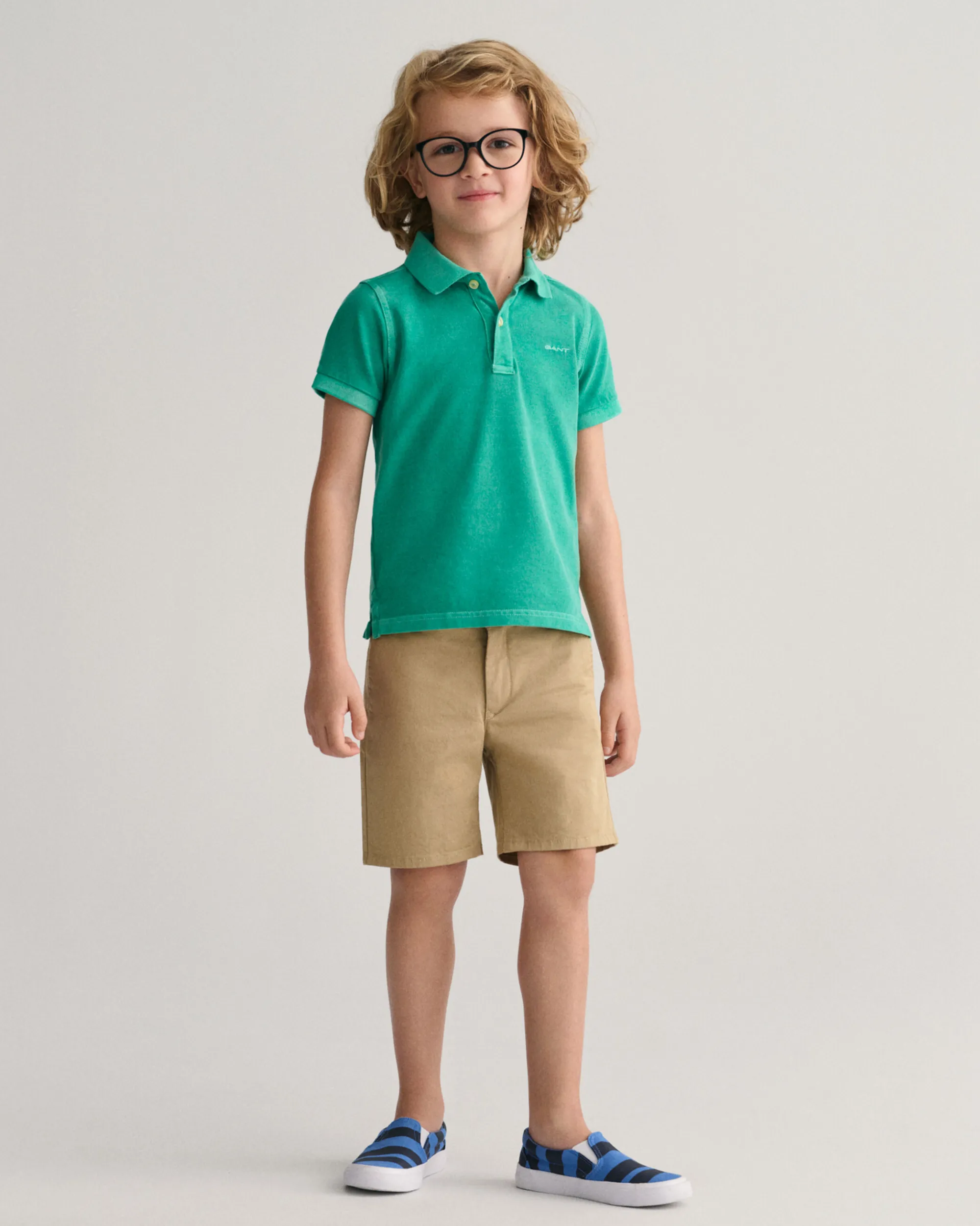 Kids Sunfaded Piqué Polo Shirt
