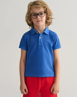 Kids Sunfaded Piqué Polo Shirt