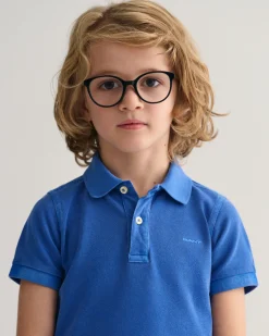 Kids Sunfaded Piqué Polo Shirt