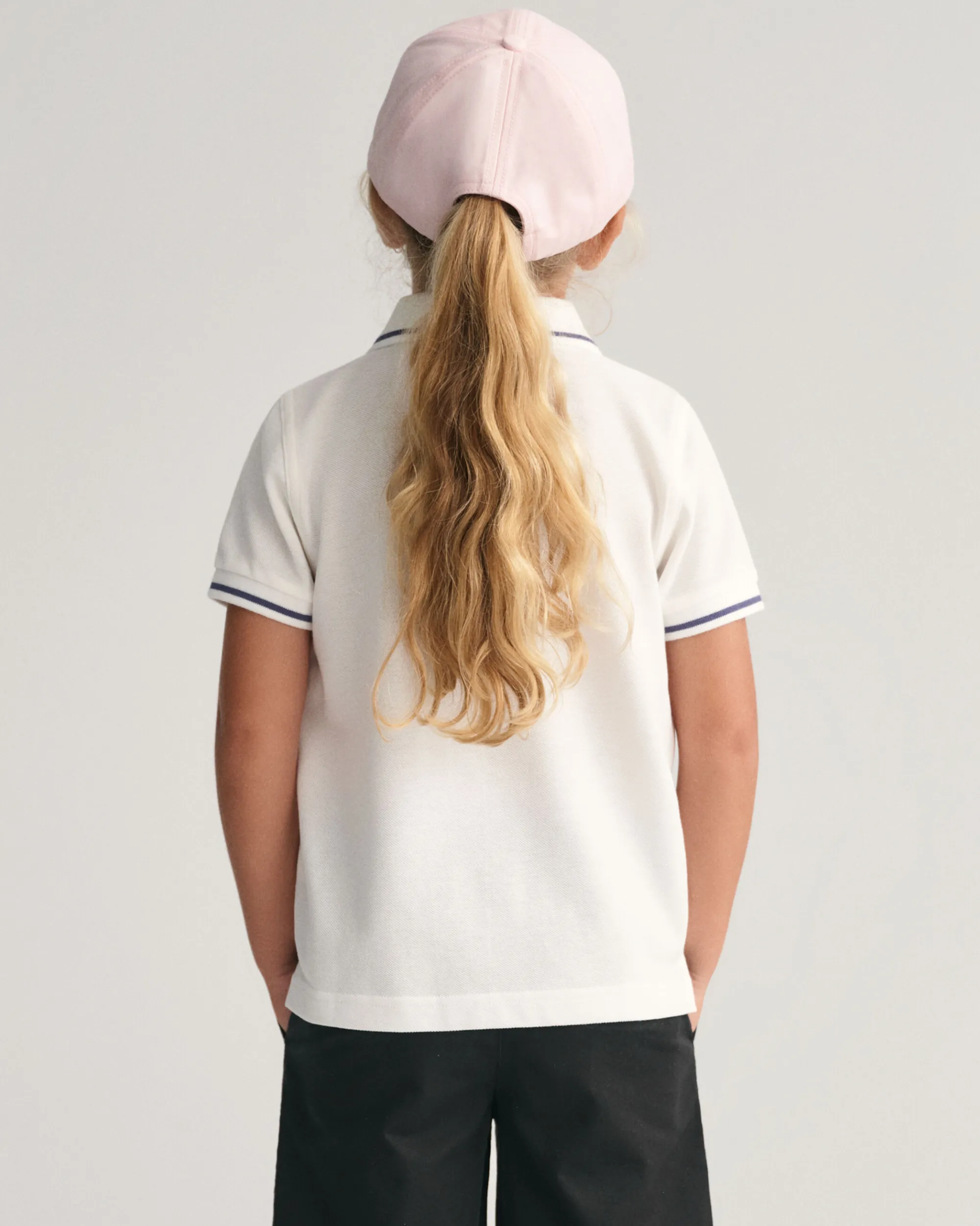 Kids Tipped Shield Piqué Polo Shirt