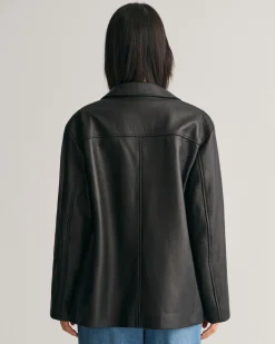 Leather Blazer Jacket