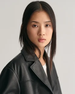 Leather Blazer Jacket