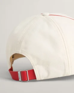 Leather Piped Canvas Cap