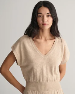 Linen Blend Dress