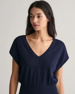 Linen Blend Dress