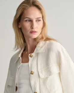 Linen Blend Overshirt