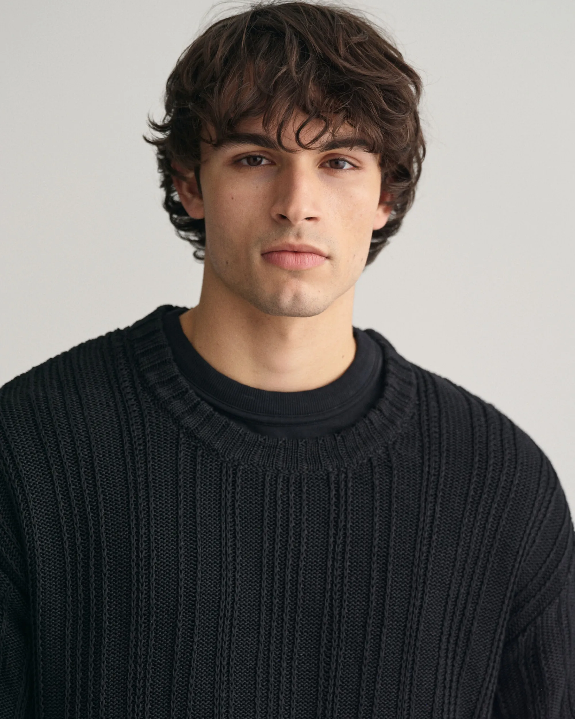 Linen Silk Crew Neck Sweater