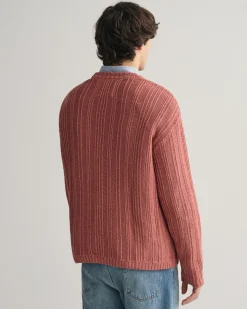 Linen Silk Crew Neck Sweater