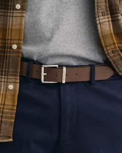 Logo Leather Belt