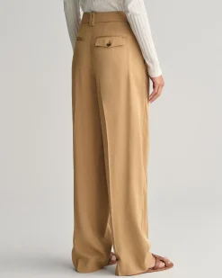 Loose Fit Low-Waisted Wide Leg Chinos
