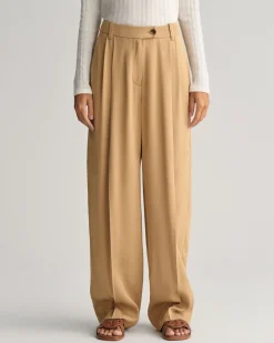 Loose Fit Low-Waisted Wide Leg Chinos