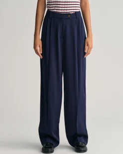 Loose Fit Low-Waisted Wide Leg Chinos