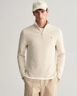 Milano Knit Cotton Half-Zip Sweater