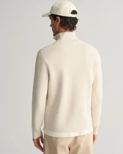 Milano Knit Cotton Half-Zip Sweater