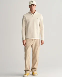 Milano Knit Cotton Half-Zip Sweater