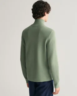 Milano Knit Cotton Half-Zip Sweater