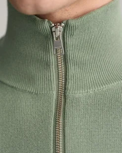 Milano Knit Cotton Half-Zip Sweater