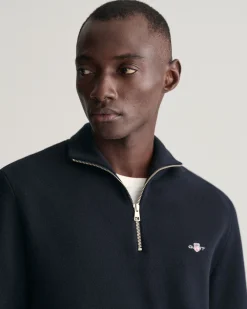 Milano Knit Cotton Half-Zip Sweater
