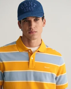 Multi Striped Piqué Polo Shirt