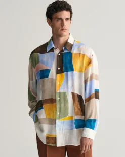 Oversized Art Print Shirt
