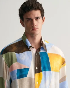Oversized Art Print Shirt