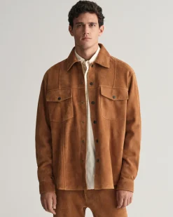 Oversized Suede Shirt
