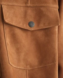 Oversized Suede Shirt