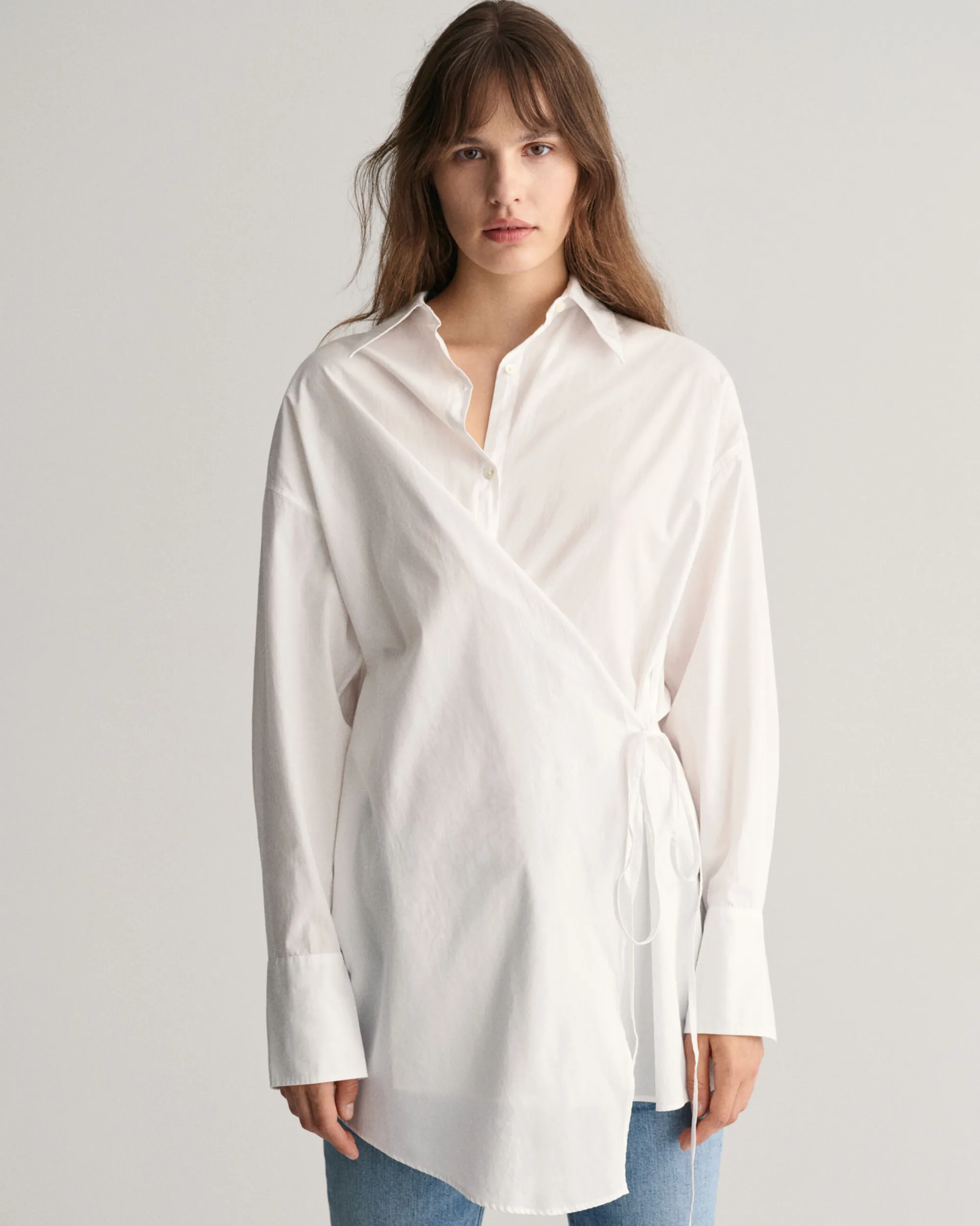 Oversized Wrap Shirt