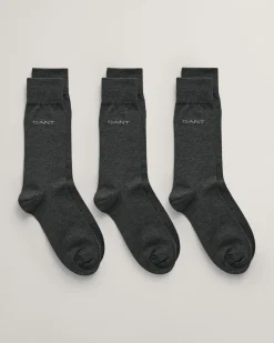 3-Pack Mercerized Cotton Socks