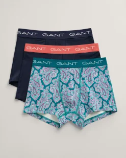 3-Pack Paisley Print Trunks