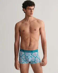 3-Pack Paisley Print Trunks