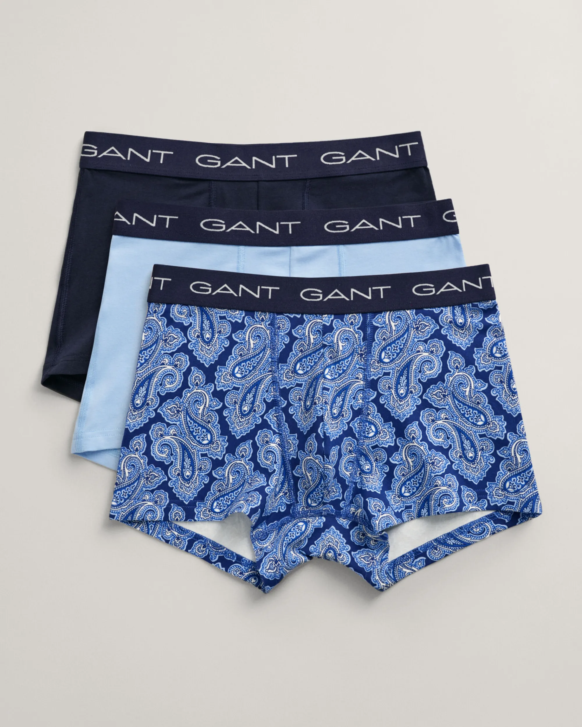 3-Pack Paisley Print Trunks