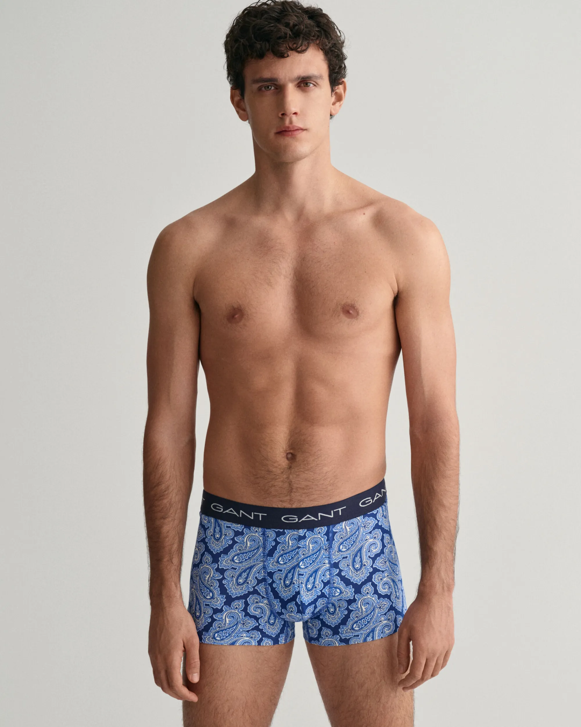 3-Pack Paisley Print Trunks