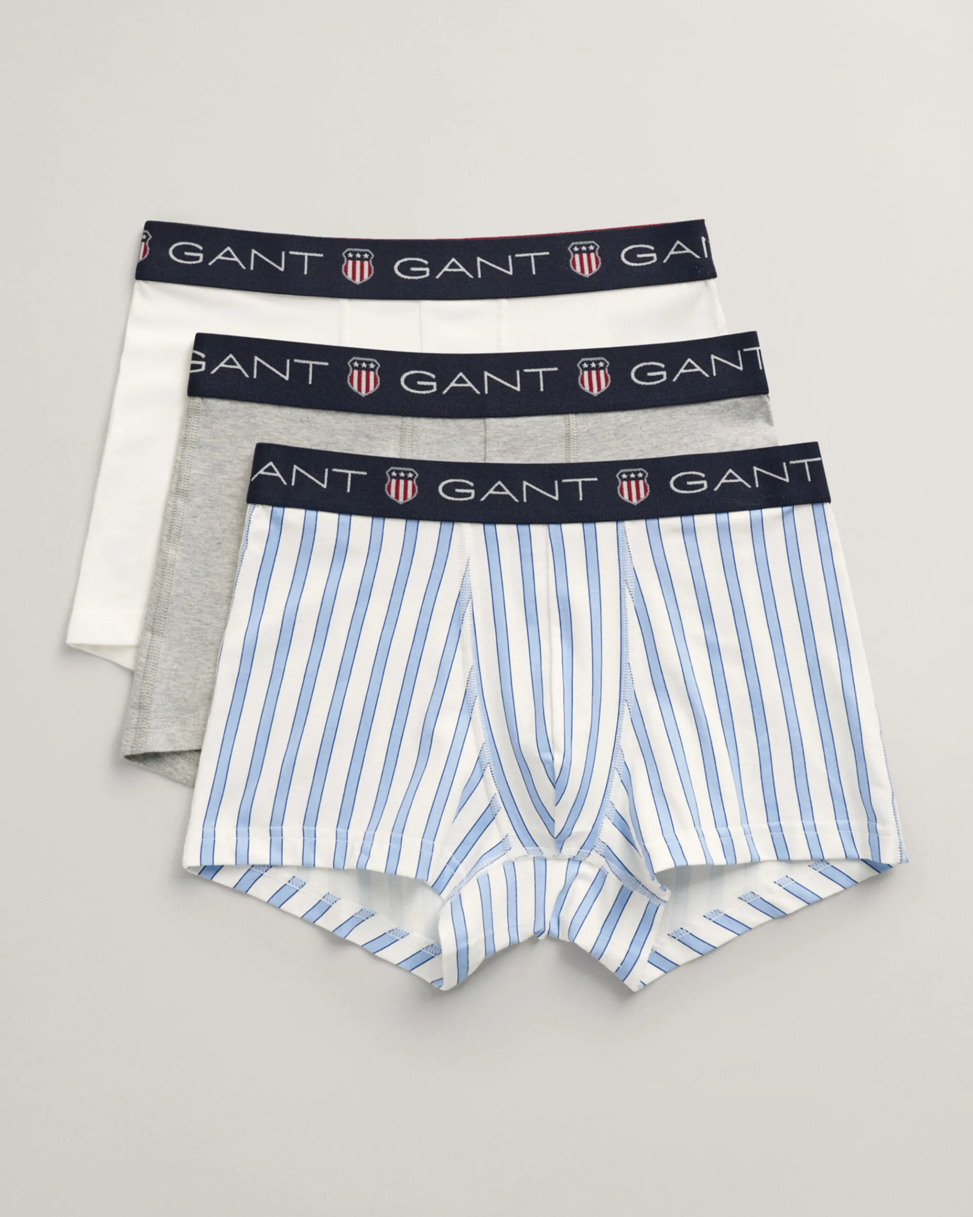 3-Pack Striped Shield Trunks