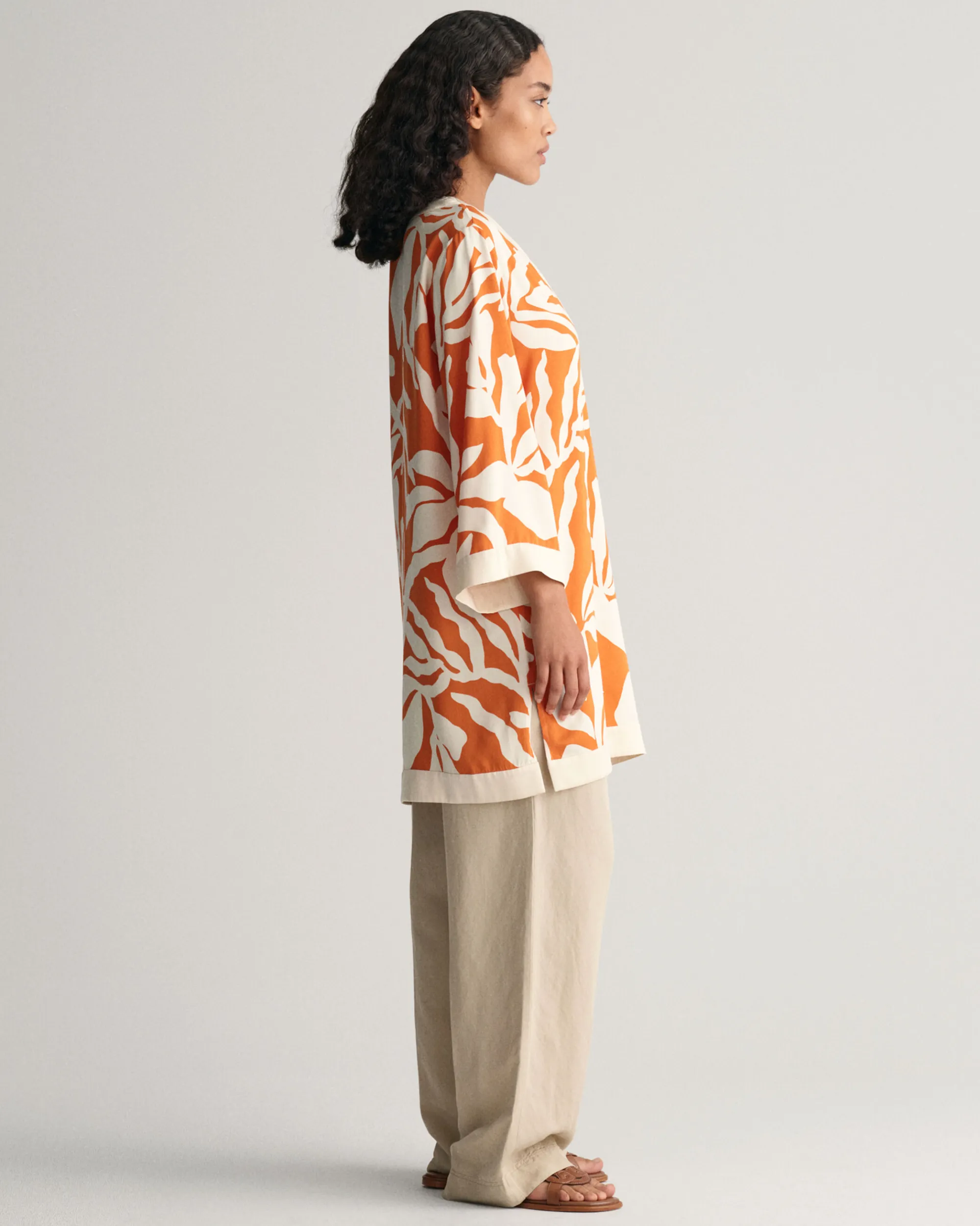 Palm Print Caftan