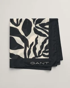 Palm Print Cotton Silk Sarong