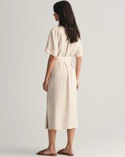 Pocket Short Sleeve Shirt Dress